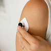 Earthing Patch Being Used On Arm.Jpg