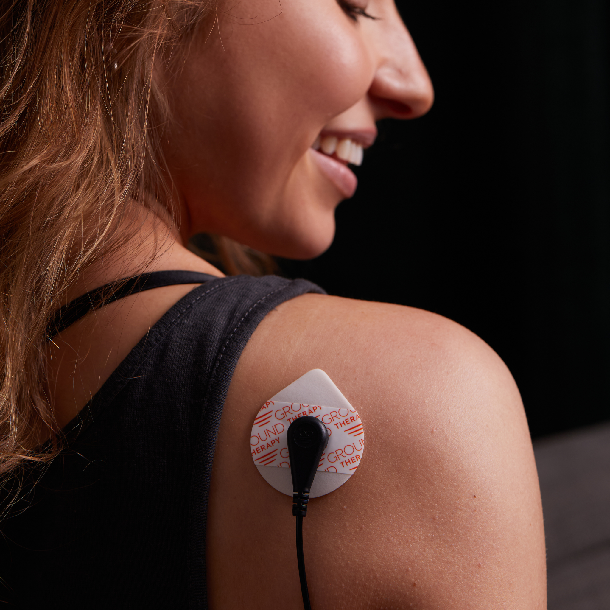 Earthing Patch On Shoulder Pain.Png